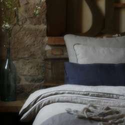 Pościel lniana 3-częściowa w kolorze naturalnego lnu 