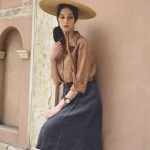 Tunika/koszula lniana kokos